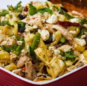 Special greek tortellini salad