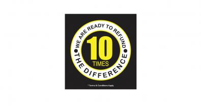 10 TIMES THE DIFFERENCE 
