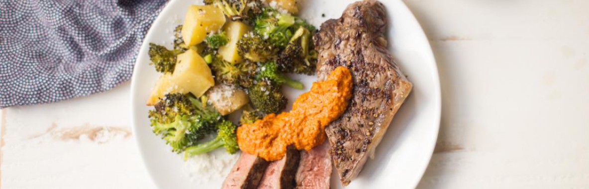 Sheet Pan Steak and Veggies